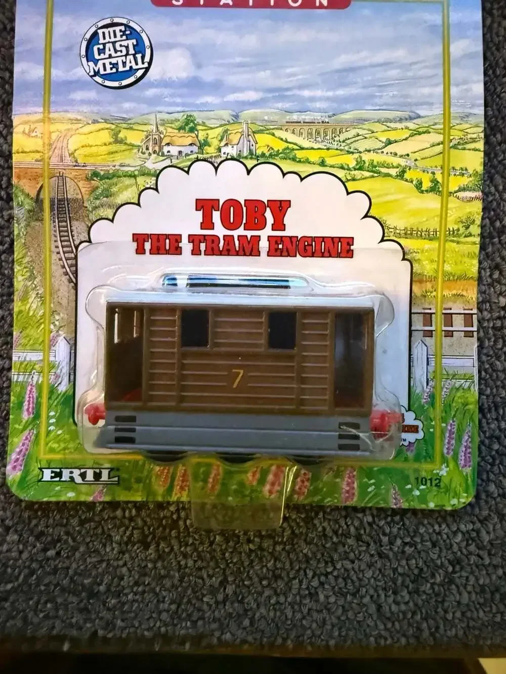 ERTl Shining Time Station Toby the Tram Engine Die Cast Metal 1012